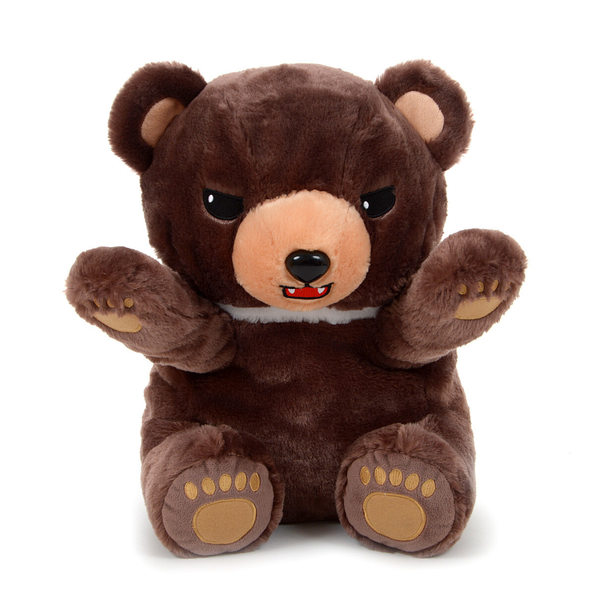 round bear plush