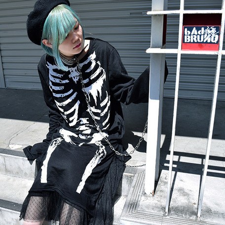 ACDC RAG Skeleton Long T-Shirt - Tokyo Otaku Mode (TOM)