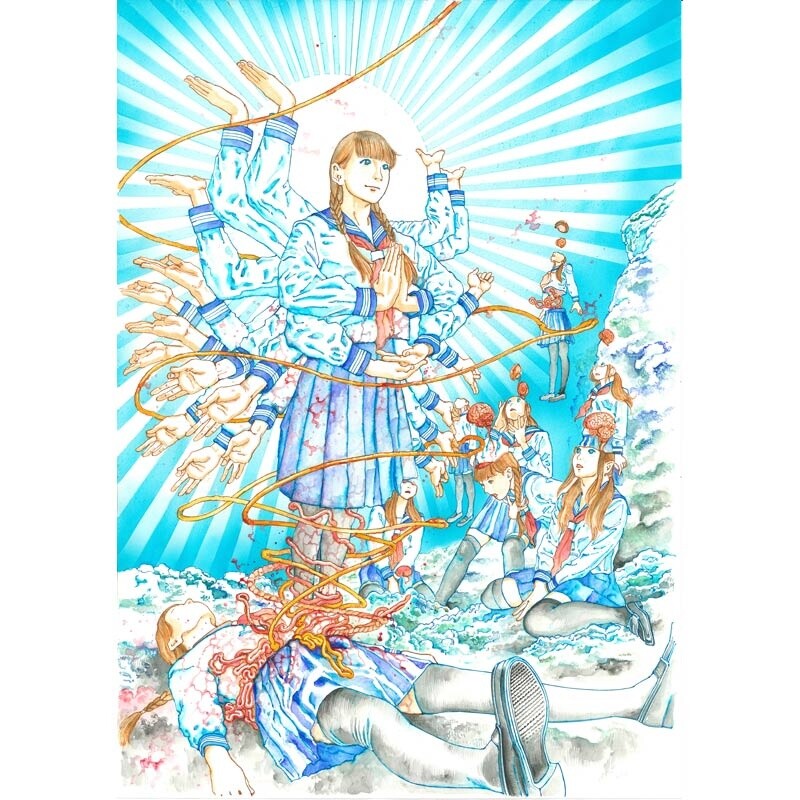 SHIRA TORI SHIN TARO アートブック Shishi Ruirui – new edition – Shintaro Kago Art Book