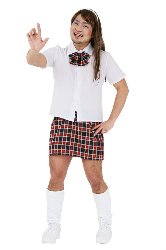 Josou Man Ikeike School Girl Cosplay Outfit Set: Clearstone - Tokyo 