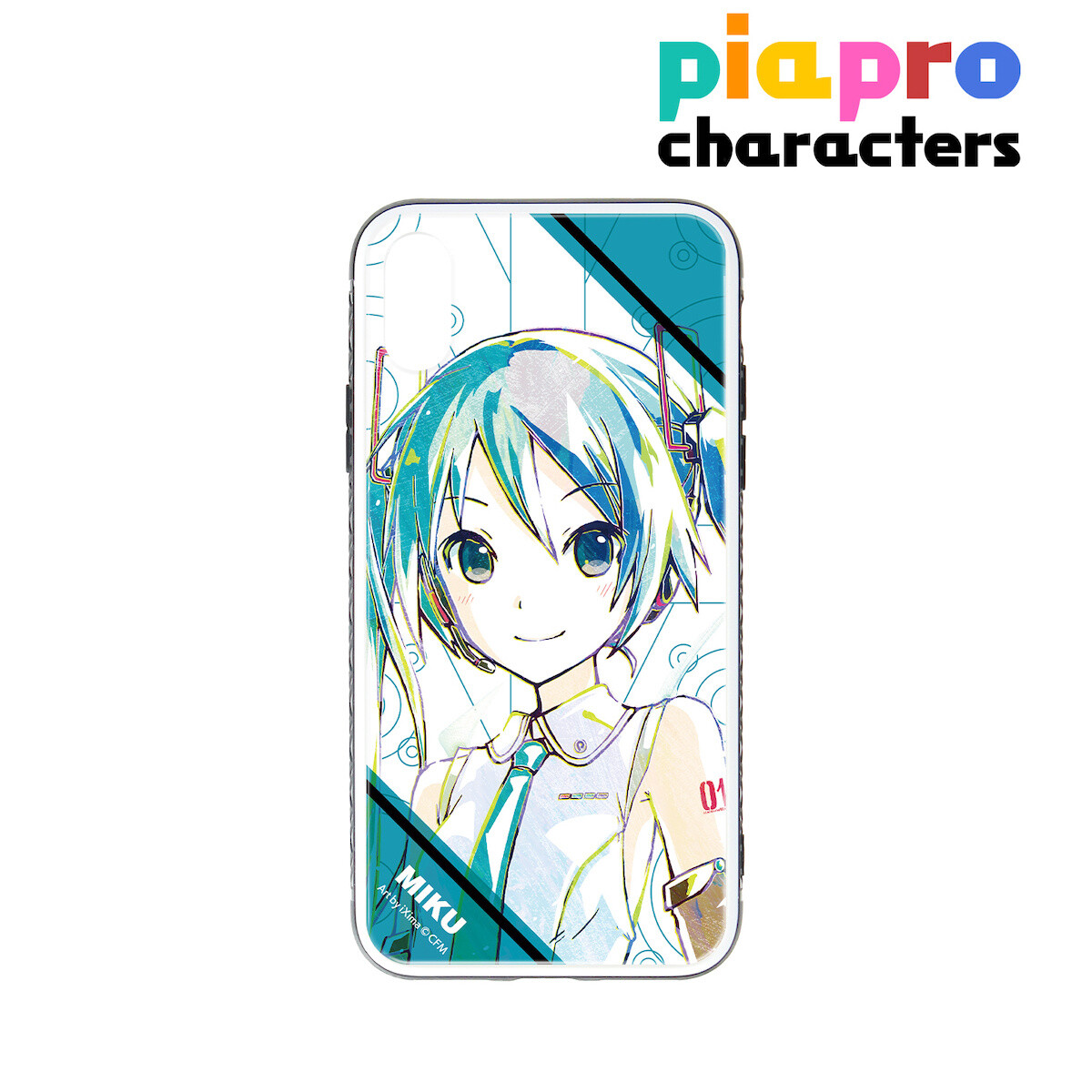 Piapro Characters Hatsune Miku Ani-Art Tempered Glass iPhone Case  Collection Vol. 2 - Tokyo Otaku Mode (TOM)