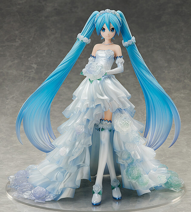 wedding miku figure