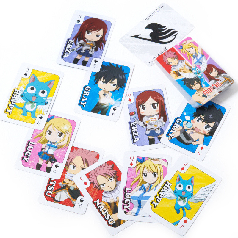 UK Seller Anime Fairy Tail Playing Cards Poker Cards 