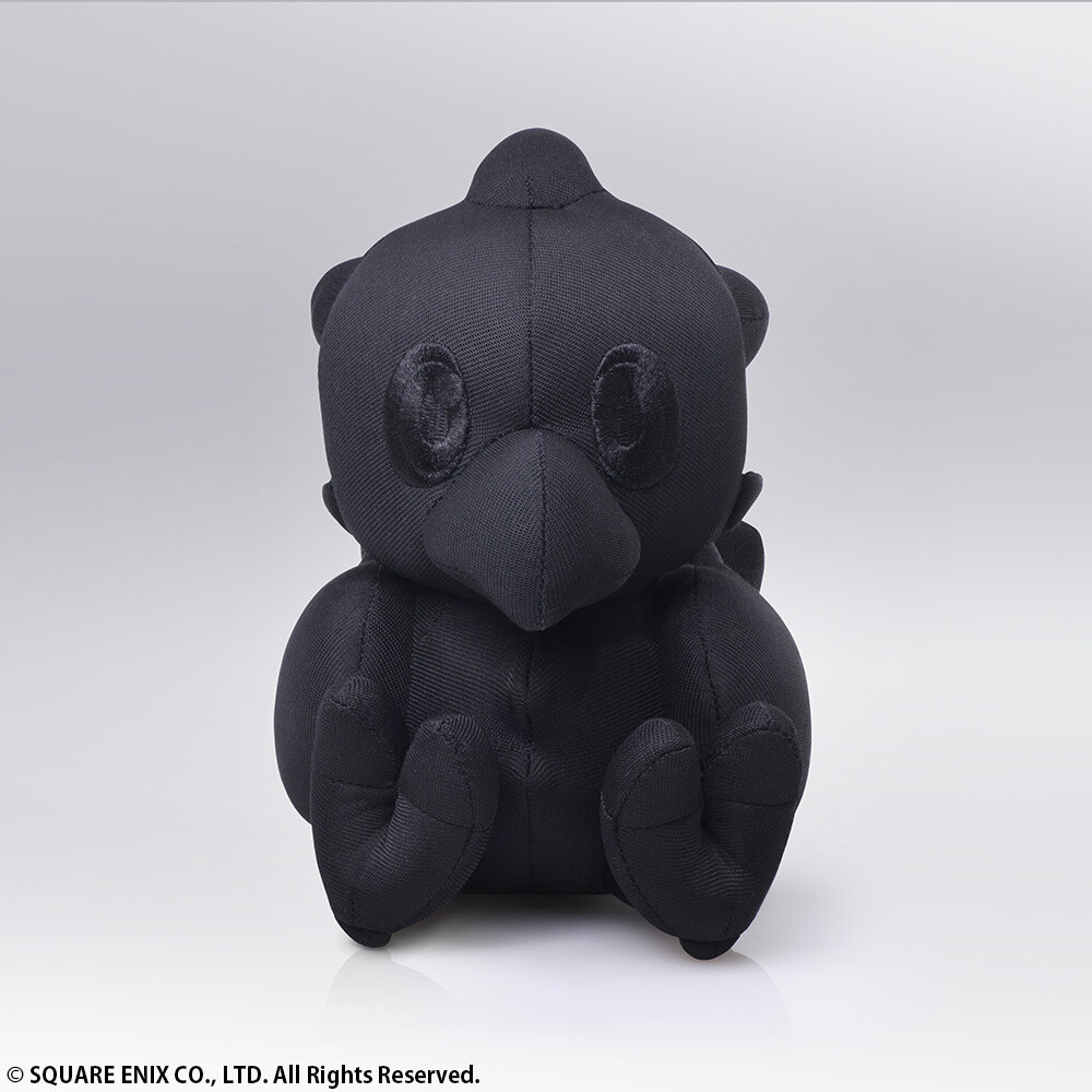 希少　FINAL （ファイナルホーム）ぬいぐるみ ブラック Final Fantasy Chocobo Autograph Plush: Black Ver. - Tokyo Otaku