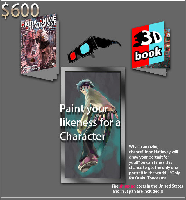 Popular Japanese Artist JohnHathway Opens Project on Kickstarter! Behold *Akiba Anime Art Magazine Vol. 00*! 5