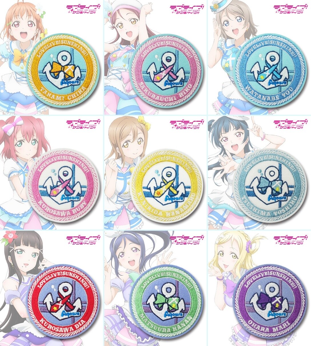 “Love Live! Sunshine!!” T-Shirts & Marine Emblems Available at Amnibus! 2