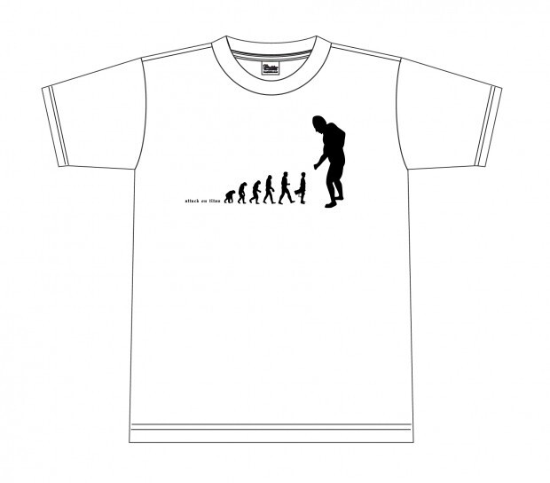 "Attack on Titan" T-shirt B (white) 5