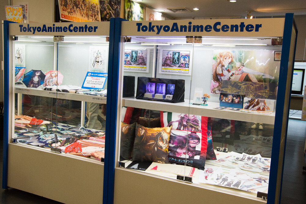 A display of products related to SAO 13