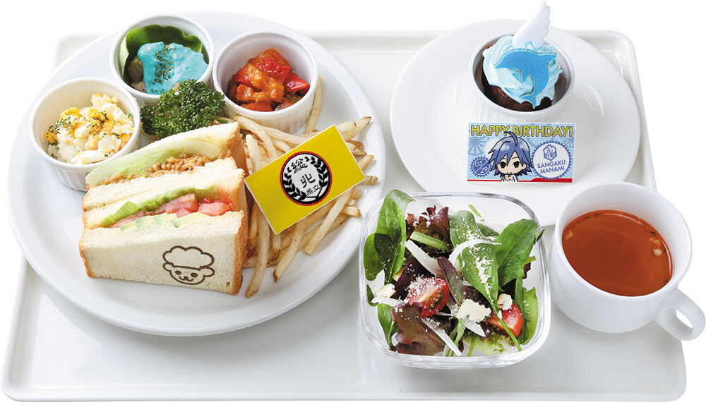 Team Sohoku “It’s Our Plate!”　© Wataru Watanabe (Weekly Shonen Champion) / Yowamushi Pedal GR Production  3