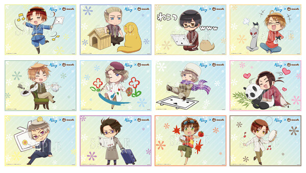 Additional Hetalia Cafe Character Visuals & Menu Revealed! 4