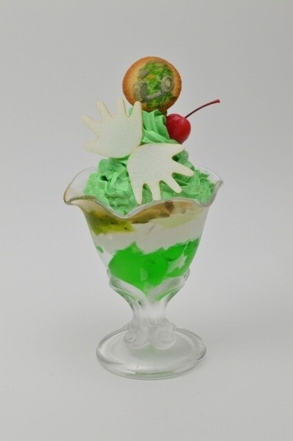 Hierophant Green Melon Parfait with Cherries © Hirohiko Araki & LUCKY LAND COMMUNICATIONS / Shueisha Inc., JoJo’s Bizarre Adventure SC Production Committee 7