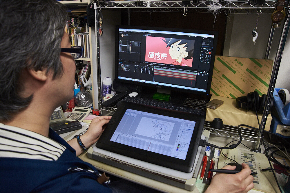 Using Clip Studio made it possible to complete the Chuya-den test movie alone. 7