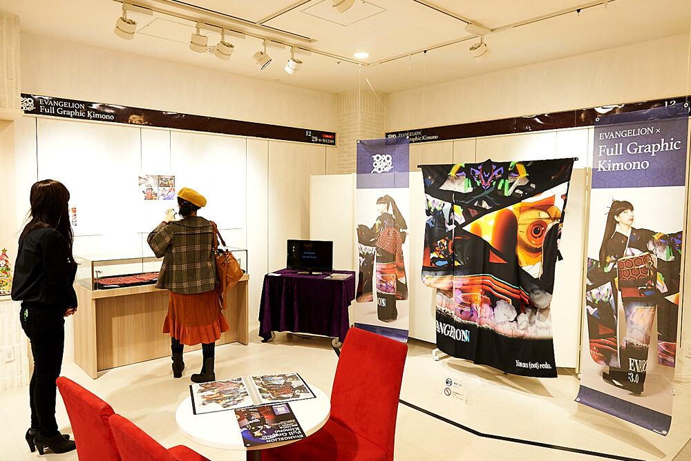 EVANGELION × Full Graphic Kimono Exhibit Held at Shinjuku Marui Annex! [Event Report] 0