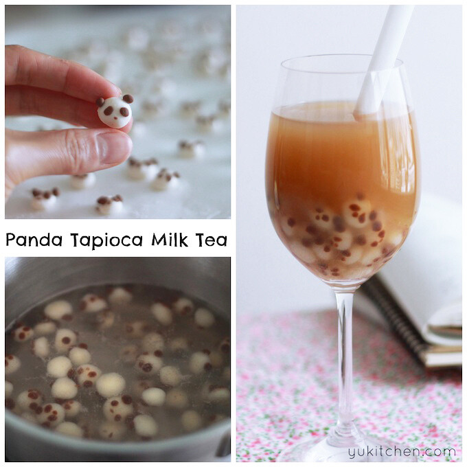 [Healthy Food for the Geeky Soul] Panda Tapioca Milk Tea with Panda Boba 1