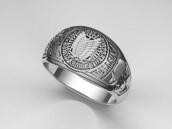 Recon Corps Silver Ring 5