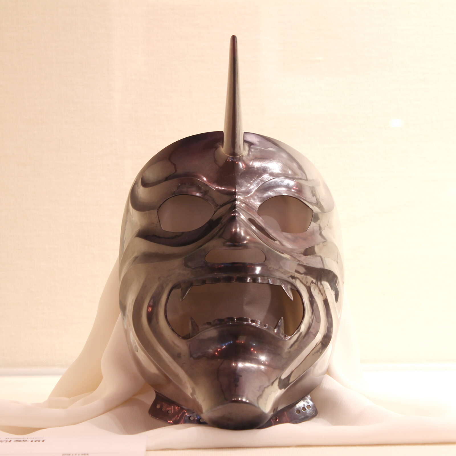 Mask inspired from Eva. Made from one thin metal plate only with hammer!  4