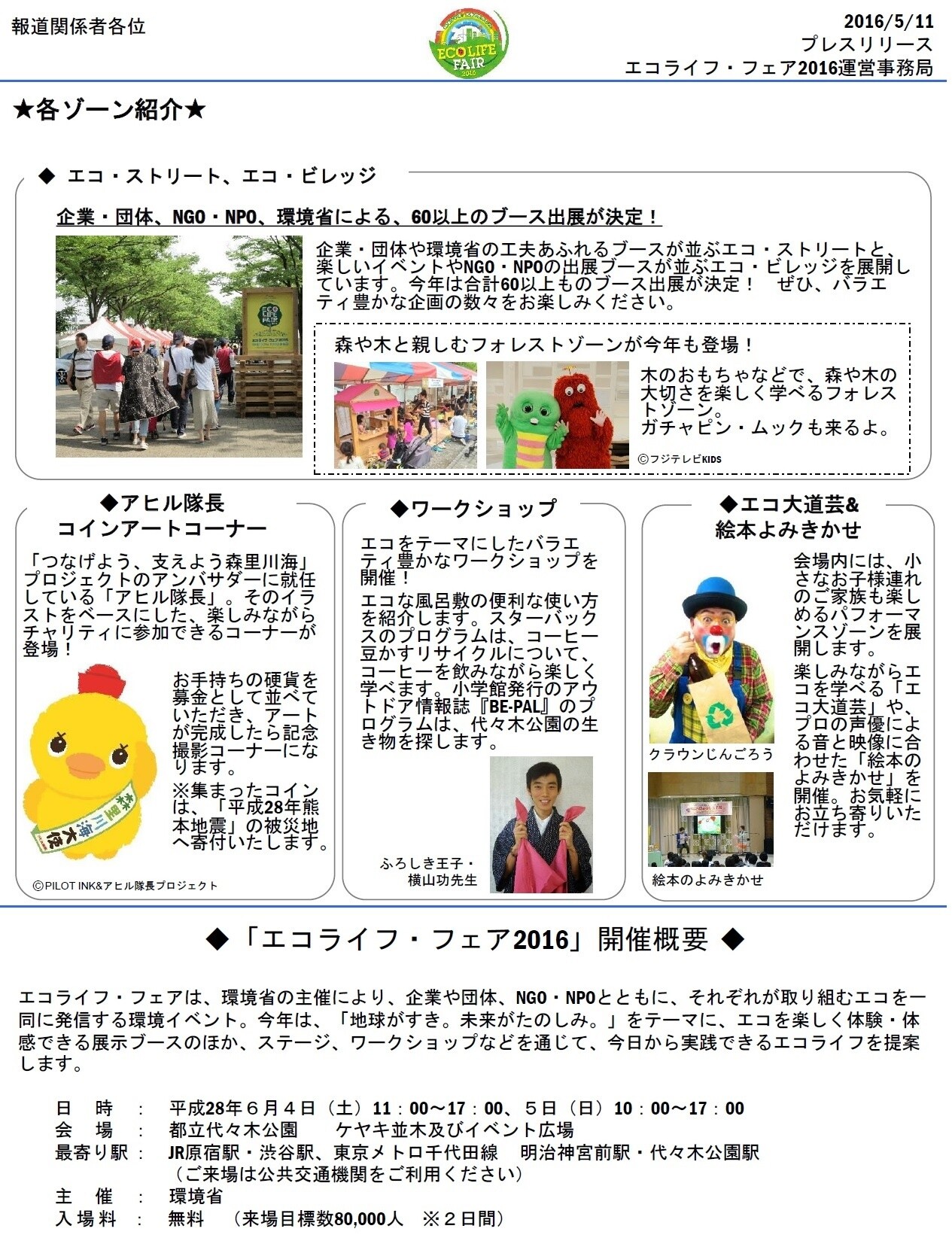 Introductions to each zone 3