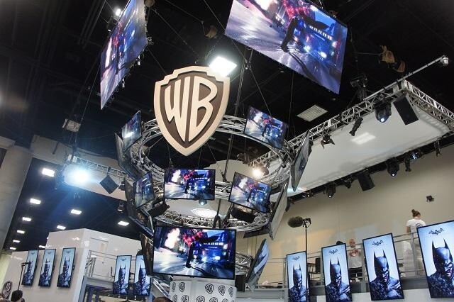 The Warner Bros. booth was packed with Batman. 3