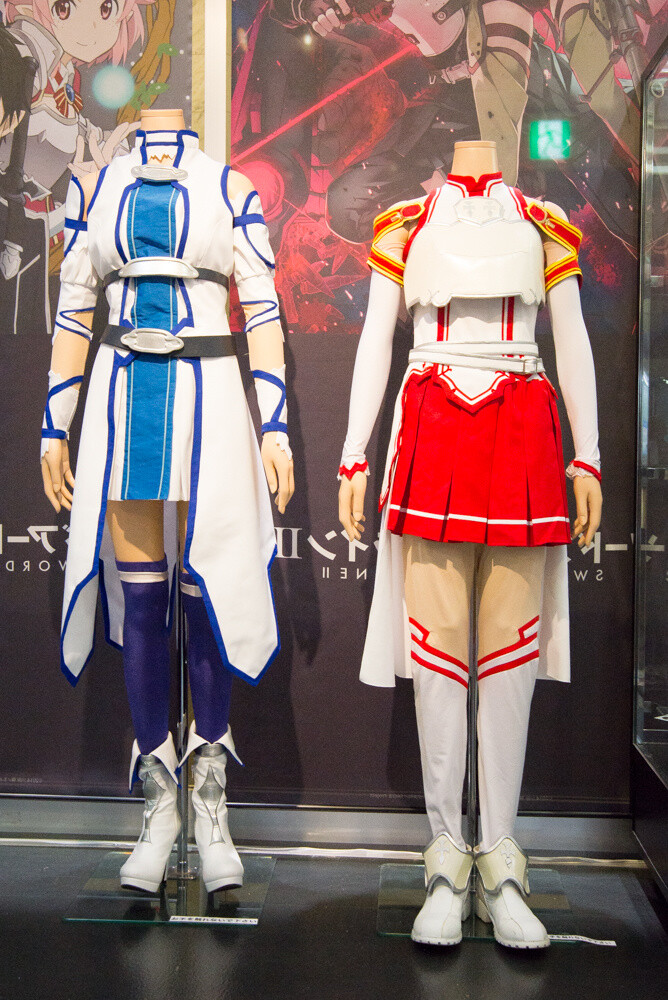 Asuna’s outfits. Right: Sword Art Online outfit, Left: Alfheim Online outfit 14