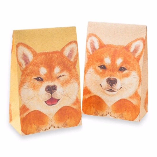 Cutest Packaging Ever -  Perky-Eared Shiba Inu Gift Bags! 8