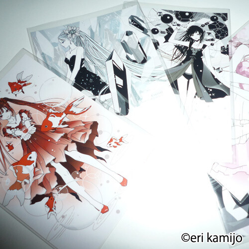 My illustrations of the *Power Stone* series are very popular and are selling as posters and postcards. 2