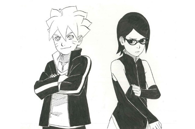 Deontay Art on X: #manga #naruto #boruto #sarada #uchiha   / X