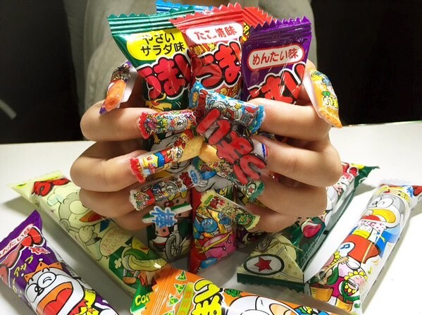Japanese Snacks as Nail Art?! Introducing Umaibo Nails! 1
