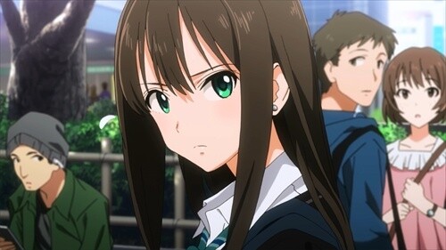 Screenshot from the anime *The Idolmaster: Cinderella Girls* 3
