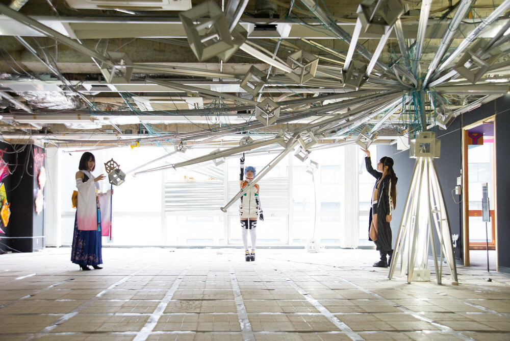 Dilapidated Building Becomes Temporary Museum: #BCTION Creates a World Interweaving Street Art and Cosplay 3