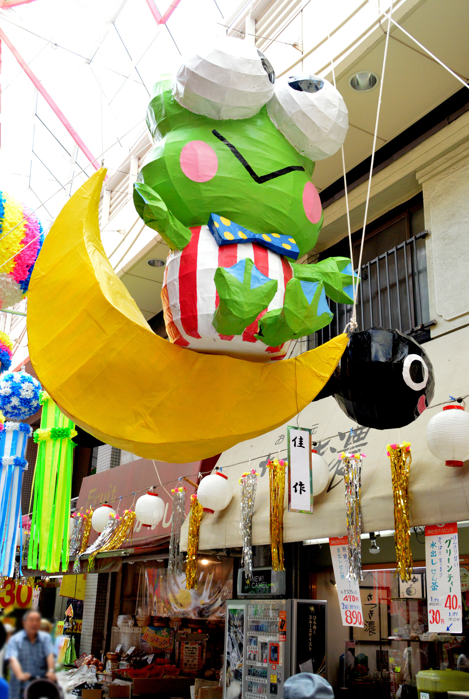 Asagaya Tanabata Festival Features Gigantic Paper Mache of Popular Anime Characters 12