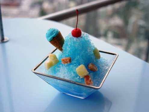 New menu item! "Kaito's Soda-Flavored Kakigori" 3