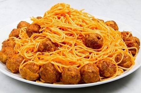 Meatball spaghetti 0