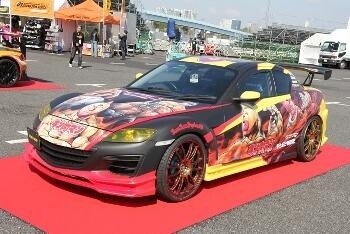 Evangelion and Miku-themed Cars Appear at D1 Grand Prix! 4