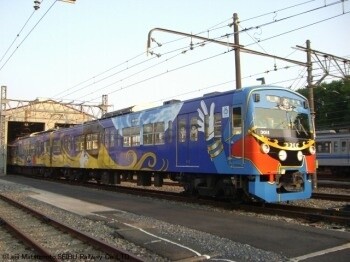 *Galaxy Express 999* wrapped train　© Leiji Matsumoto, Seibu Railway Co. Ltd. 0