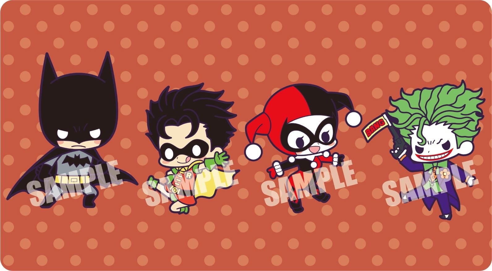 Batman Rubber Strap Set 5