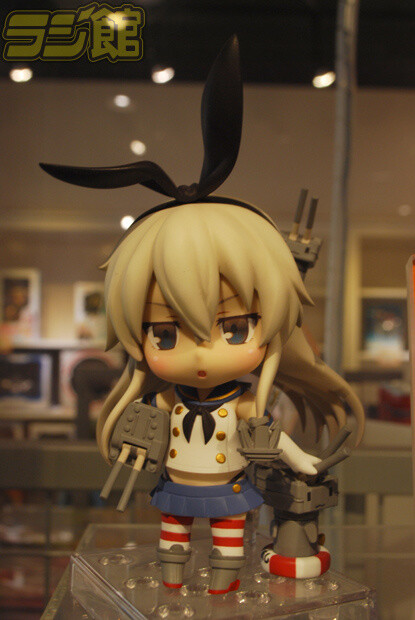 Sample Nendoroid Shimakaze from *Kan Colle* on Display at Guttetsu Cafe in Akihabara! 2