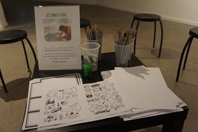 The area for drawing manga 4