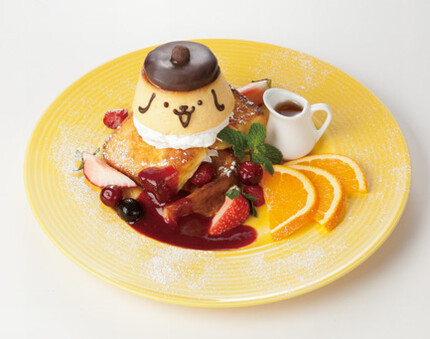 French toast with loads of berry sauce 2