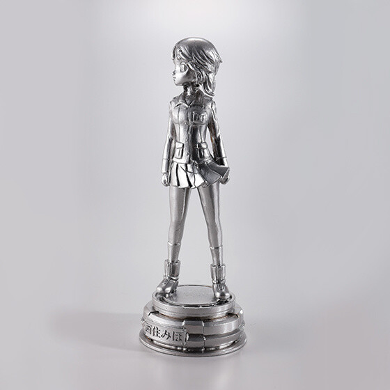 Full Metal Miho! Girls und Panzer Heroine Posed Atop Her Tank in Shiny Metal Statue 3