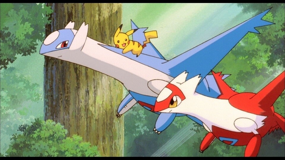 Latias & Latios, who made their first appearance in *Pokémon Heroes: Latios and Latias* (02). 2