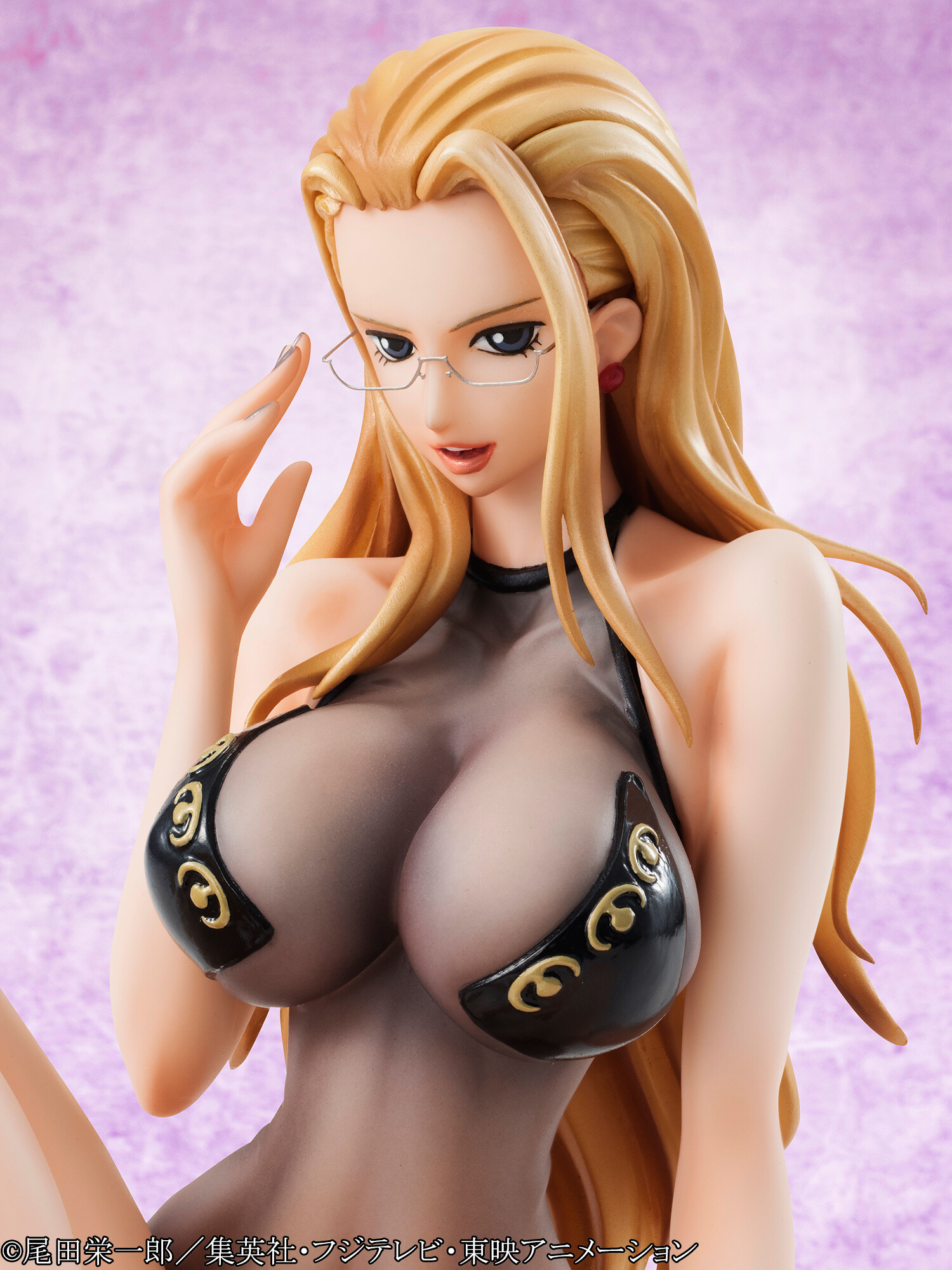 One Piece Spy Kalifa Dazzles in See-Through Swimsuit! 11