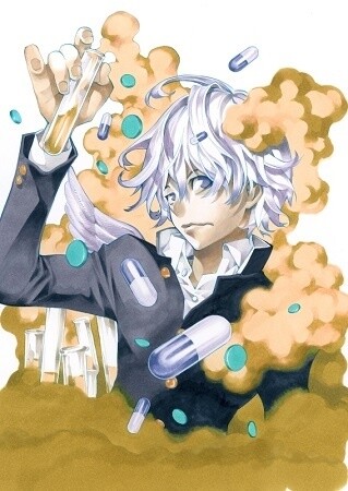 *RKD-EK9* ( *Jump Square* December Issue) © NisiOisiN, Takeshi Obata / Shueisha Inc. 2