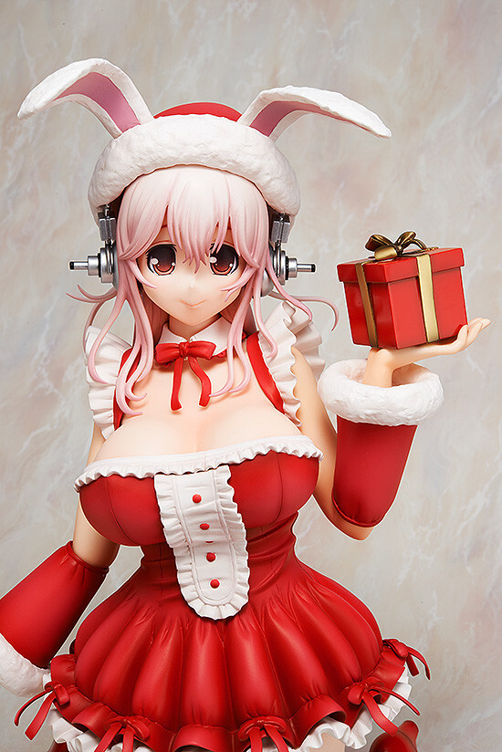 [Super Sonico Santa Ver. 1/4 Scale Figure](https://otakumode.com/shop/526618ac4232f42b26000020). She looks adorable in bunny ears. 27