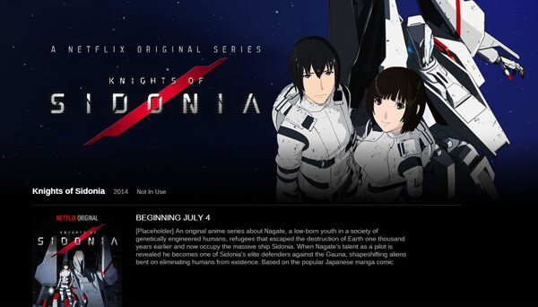 Primeiro anime 'exclusivo' da Netflix, Knights of Sidonia estreia no começo  de julho