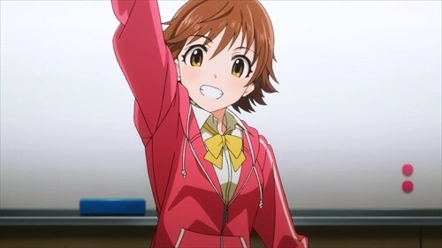 Screenshot from the anime *The Idolmaster: Cinderella Girls* 7