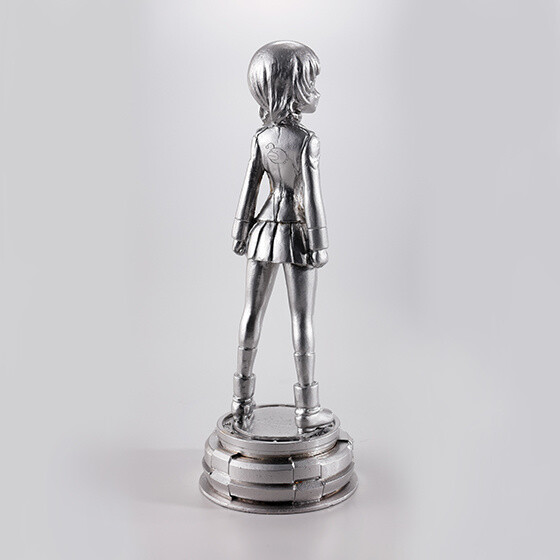 Full Metal Miho! Girls und Panzer Heroine Posed Atop Her Tank in Shiny Metal Statue 4