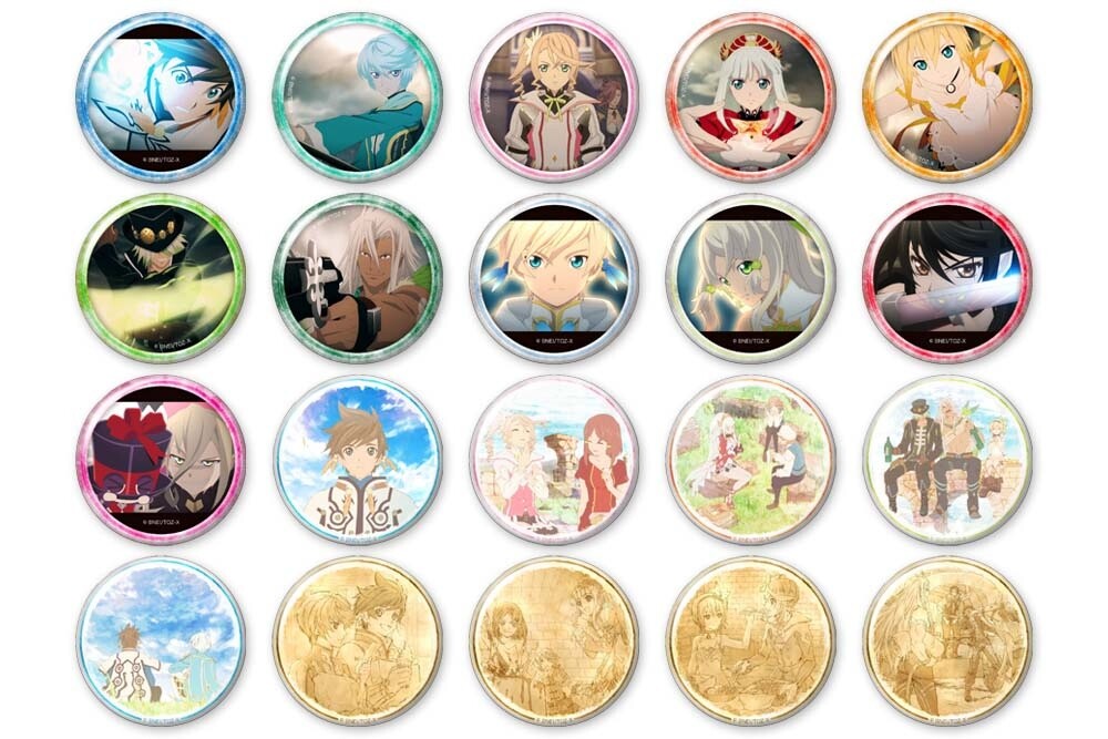 Tales of Zestiria and Berseria Collectible Badges Releasing in February 2017! 2