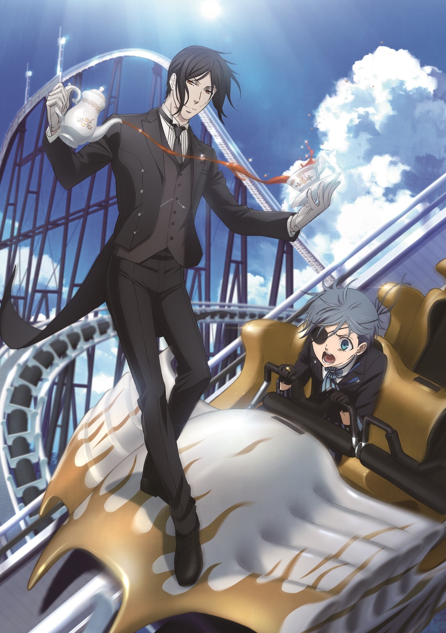 Join Sebastian and Ciel in Thrilling Fuji-Q Highland Collab From August! 2