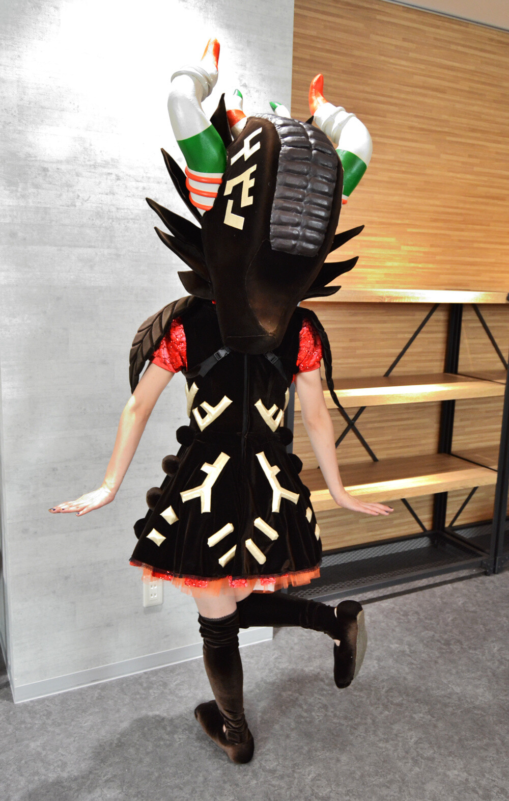 The costume from the back. 19