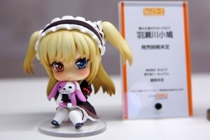 This Hasegawa Kobato Nendoroid was displayed for the first time at the *Haganai* Café! 4